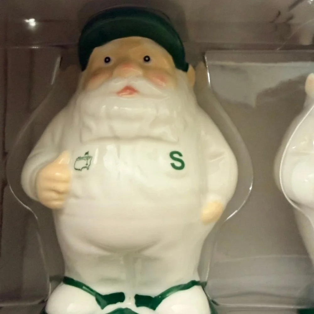 Masters Tournament 2026 Gnome Salt Pepper Shakers & Cheese Spreaders Set NEW - Picture 4 of 6